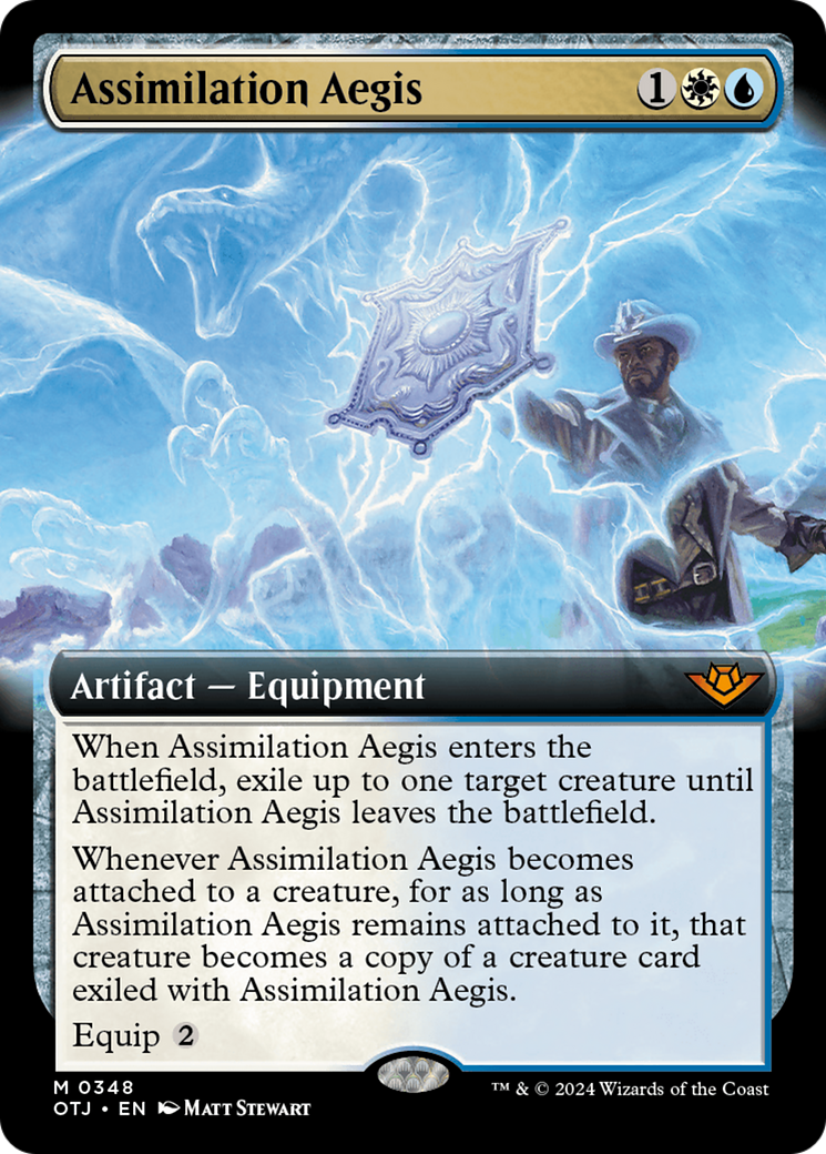 Assimilation Aegis (Extended Art) (348) - Outlaws of Thunder Junction