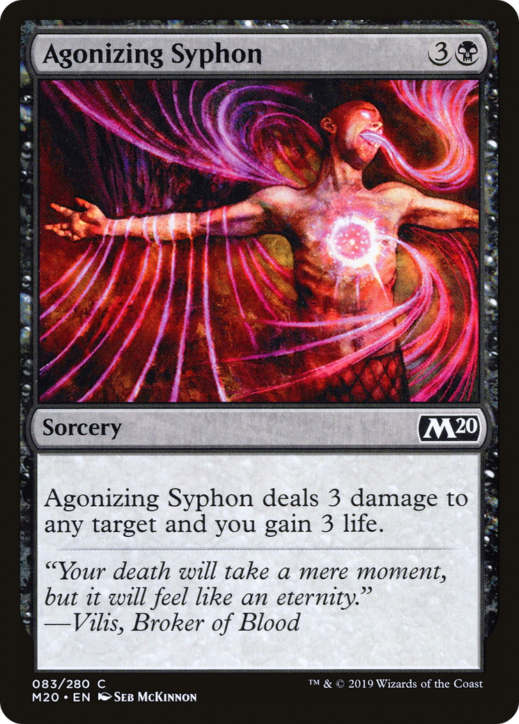 Agonizing Syphon (083) Foil - Core Set 2020