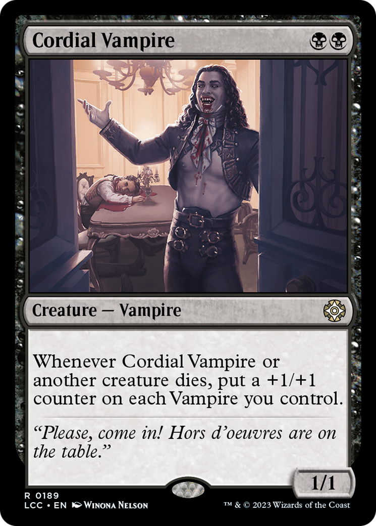 Cordial Vampire (189) - The Lost Caverns of Ixalan Commander