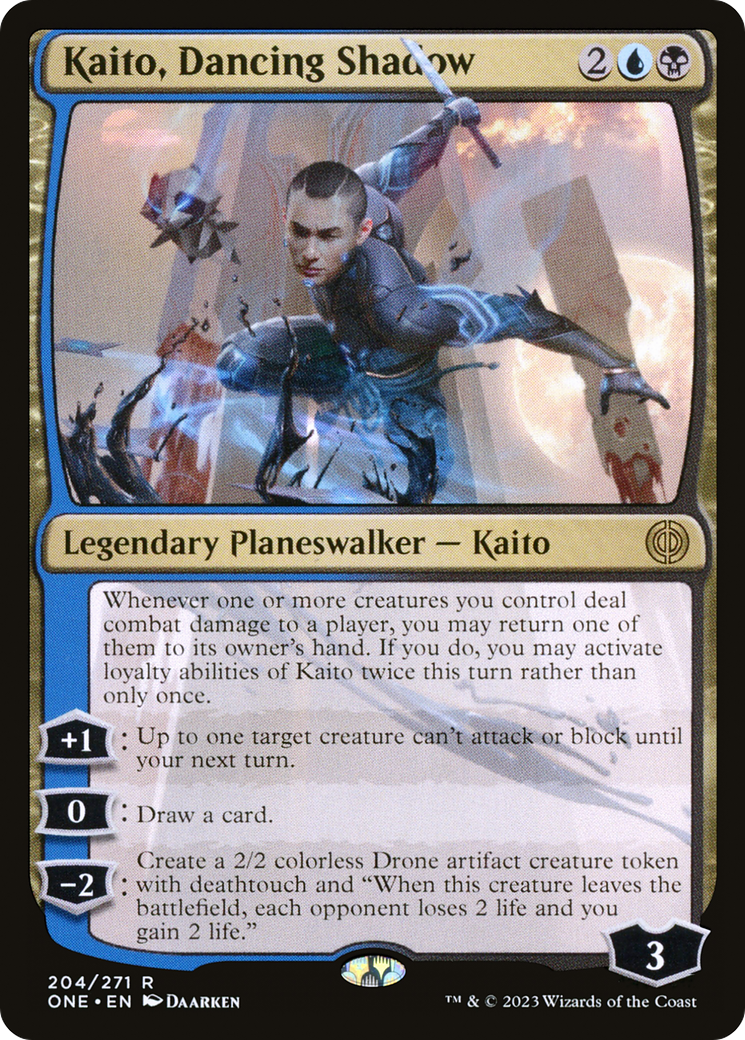 Kaito, Dancing Shadow (204) - Phyrexia: All Will Be One