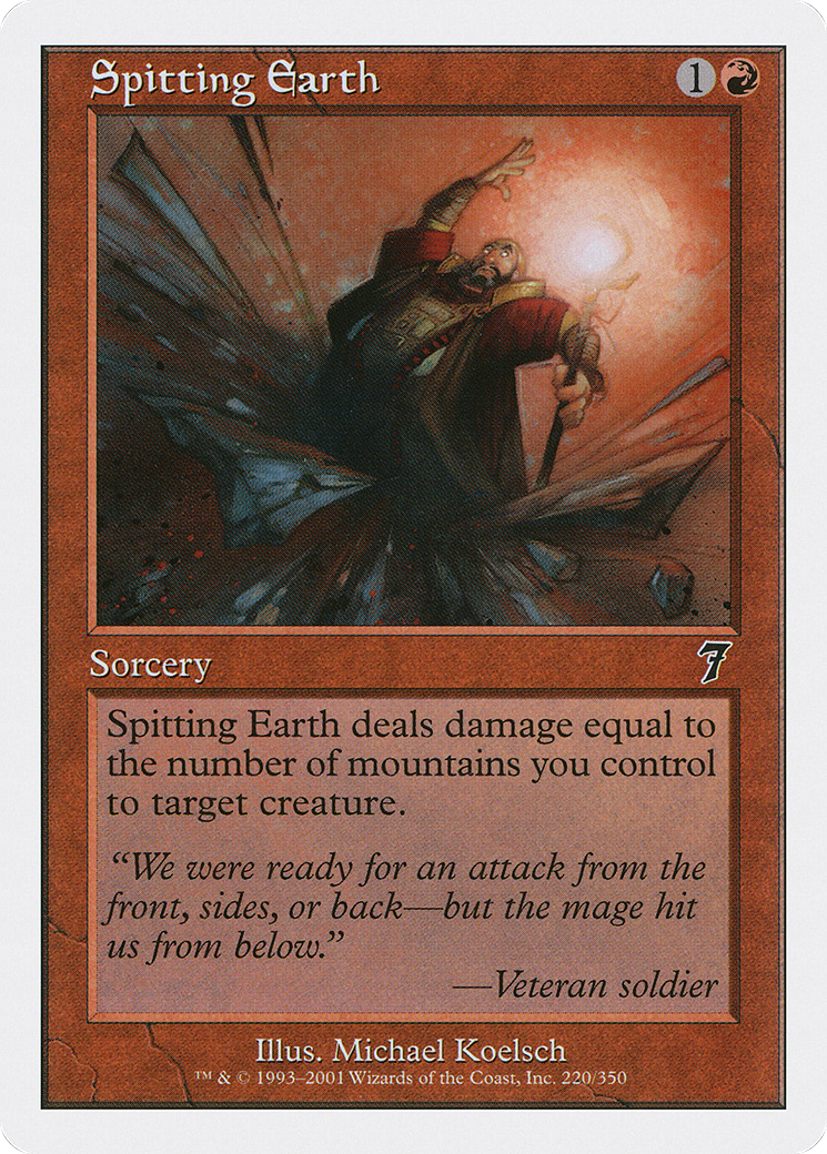 Spitting Earth (220) - Seventh Edition