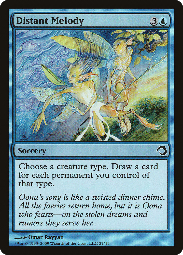Distant Melody (027) Foil - Premium Deck Series: Slivers