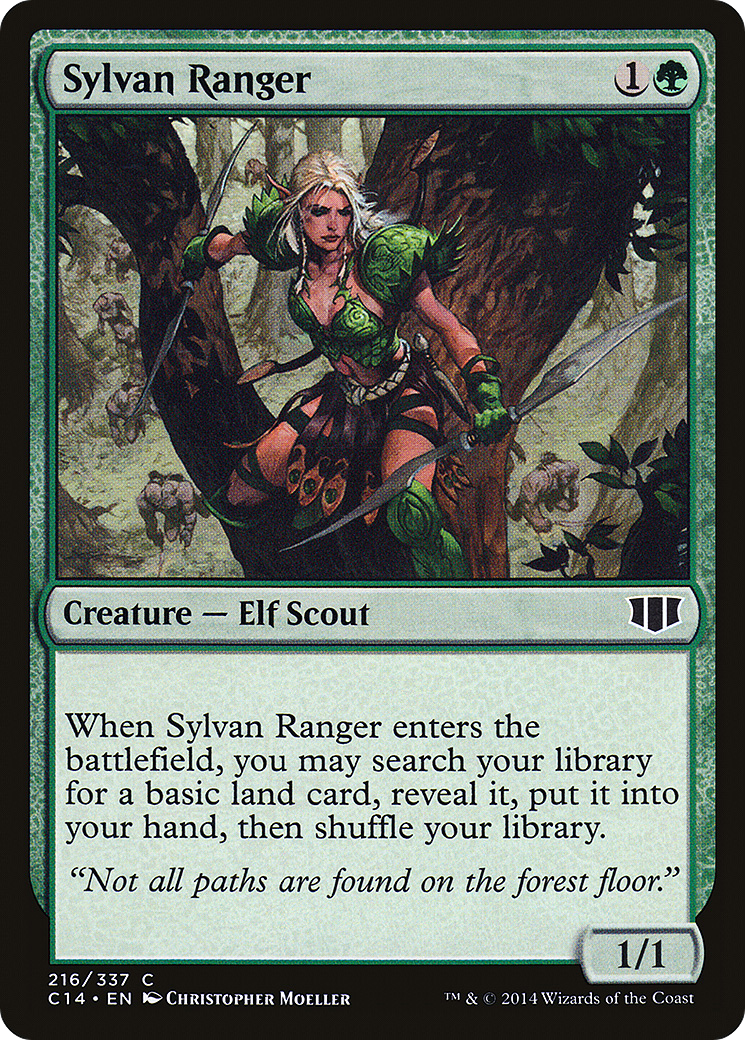 Sylvan Ranger (216) - Commander 2014