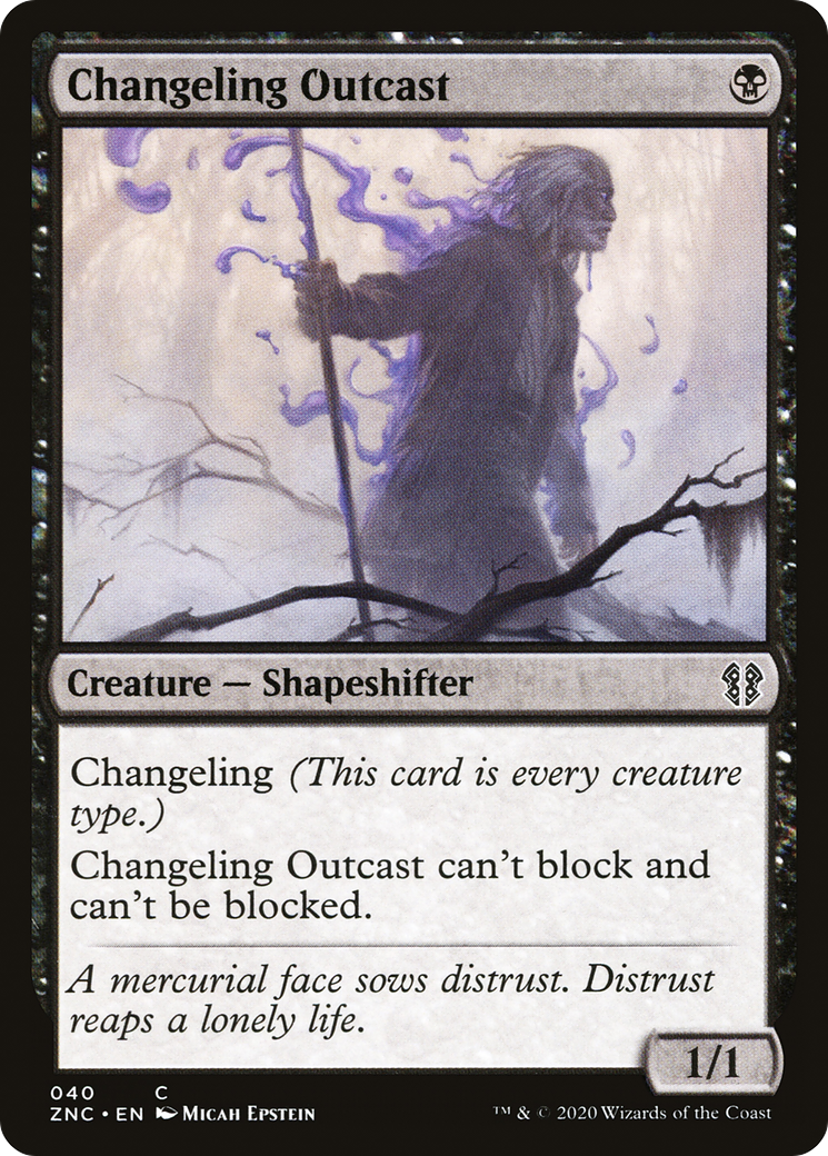 Changeling Outcast (040) - Zendikar Rising Commander