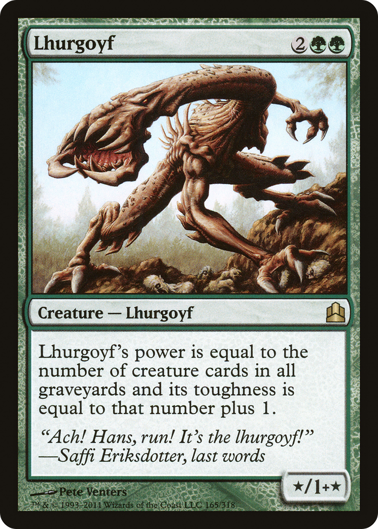 Lhurgoyf (165) - Commander 2011