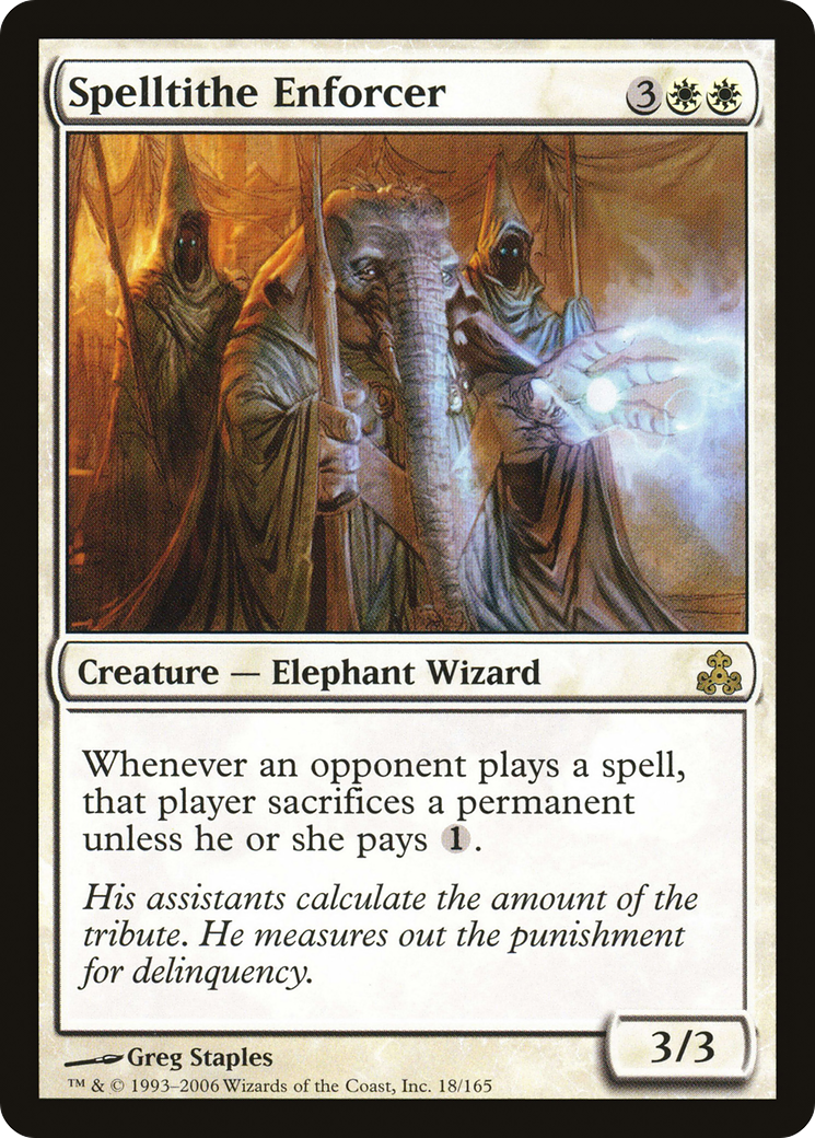 Spelltithe Enforcer (018) Foil - Guildpact