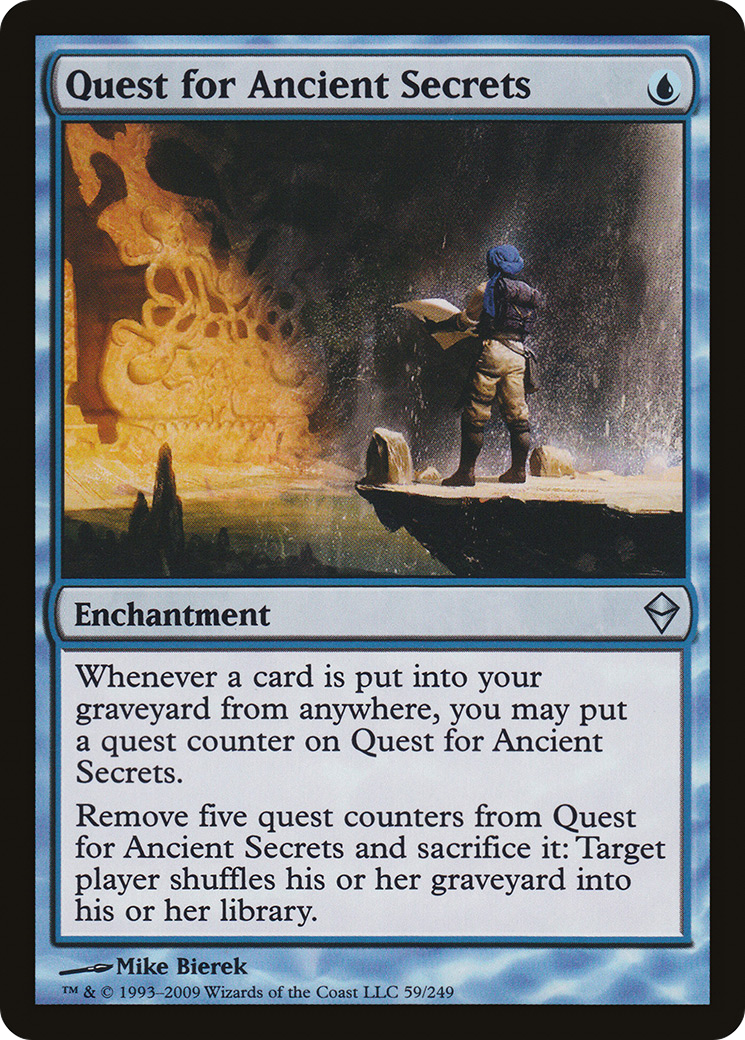 Quest for Ancient Secrets (059) Foil - Zendikar