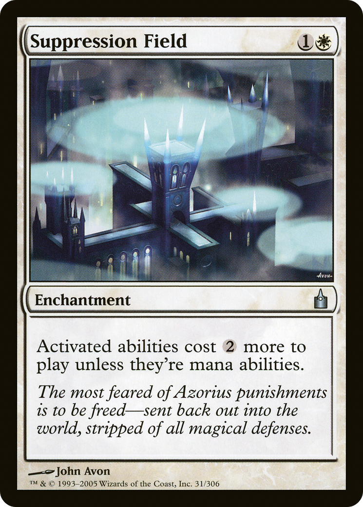 Suppression Field (031) - Ravnica: City of Guilds