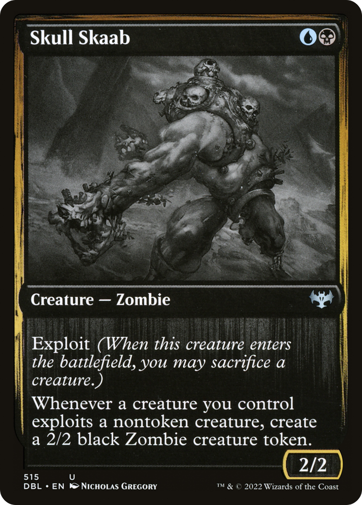 Skull Skaab (515) Foil - Innistrad: Double Feature