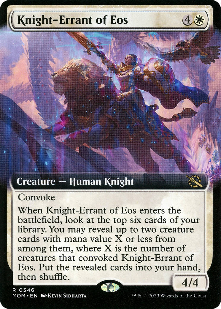 Knight-Errant of Eos (Extended Art) (346) - March of the Machine