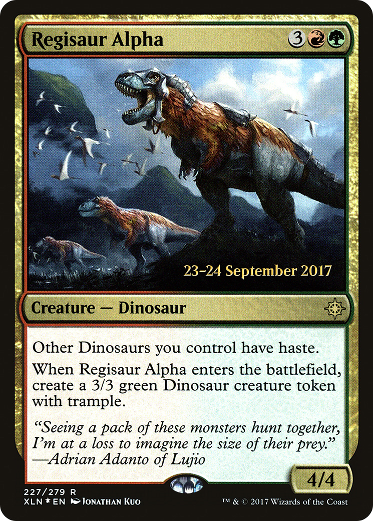 Regisaur Alpha (227) Foil - Ixalan Promos