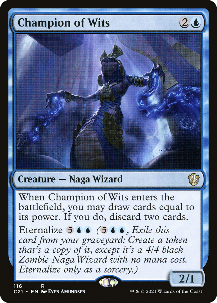 Champion of Wits (116) - Commander 2021