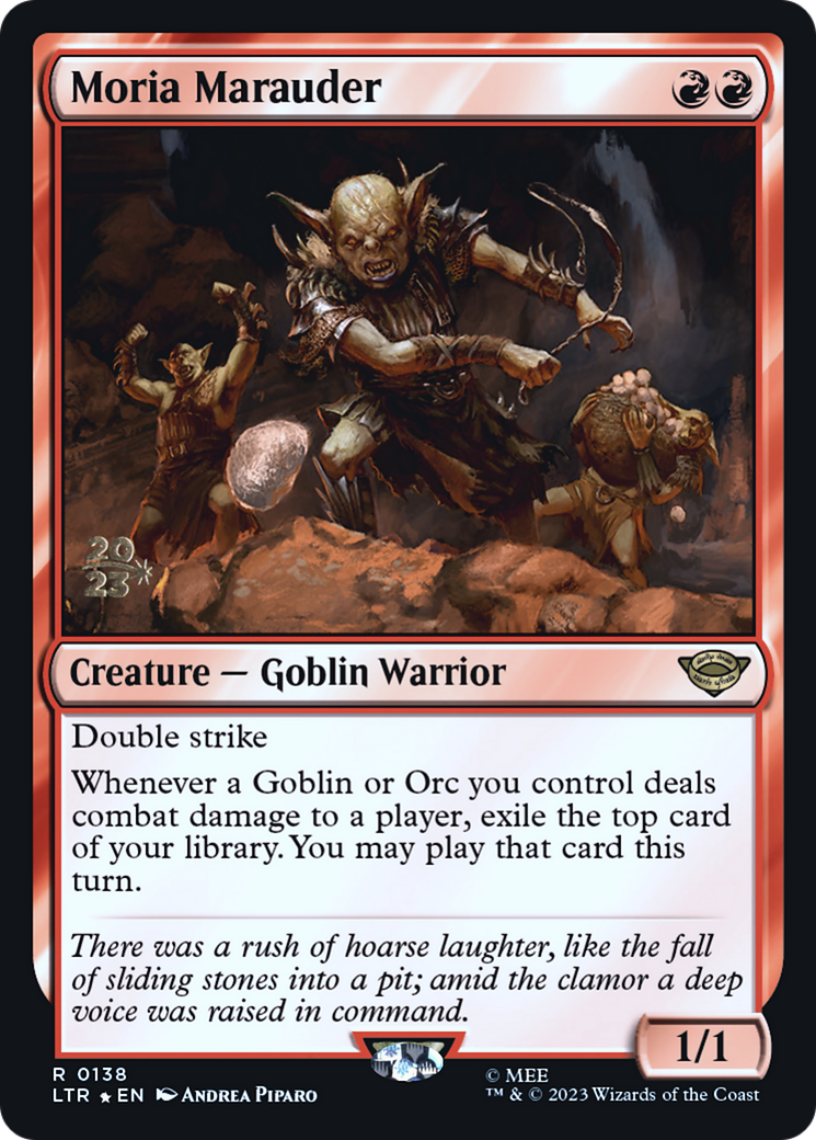 Moria Marauder (138s) Foil - Tales of Middle-earth Promos