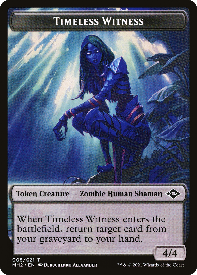 Timeless Witness Token (005) - Modern Horizons 2 Tokens