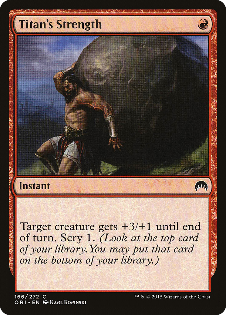 Titan's Strength (166) - Magic Origins