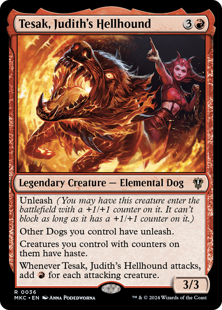 Tesak, Judith's Hellhound (036) - Murders at Karlov Manor Commander