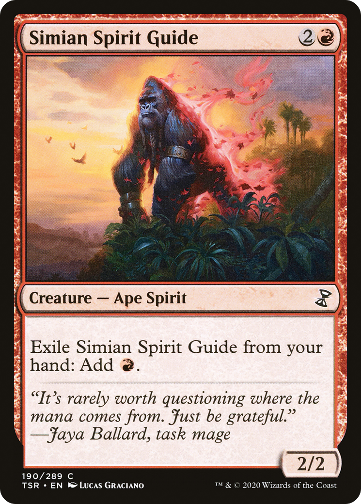 Simian Spirit Guide (190) Foil - Time Spiral Remastered