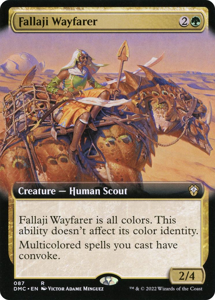Fallaji Wayfarer (Extended Art) (087) - Dominaria United Commander