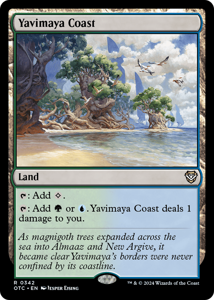 Yavimaya Coast (342) - Outlaws of Thunder Junction Commander