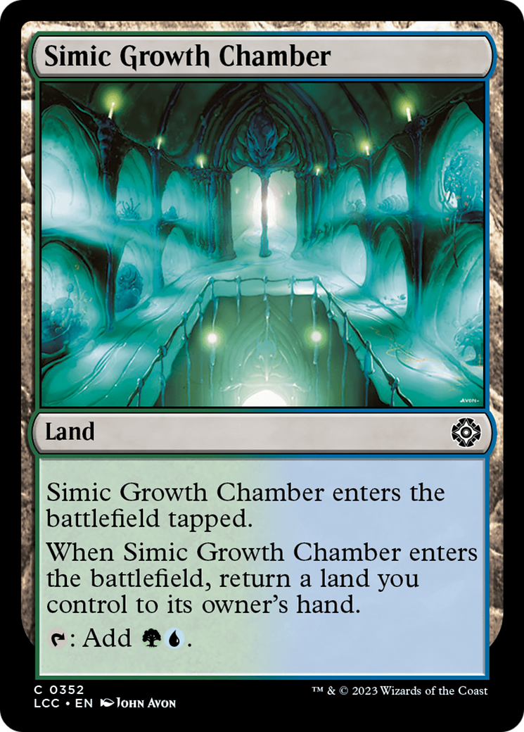 Simic Growth Chamber (352) - The Lost Caverns of Ixalan Commander