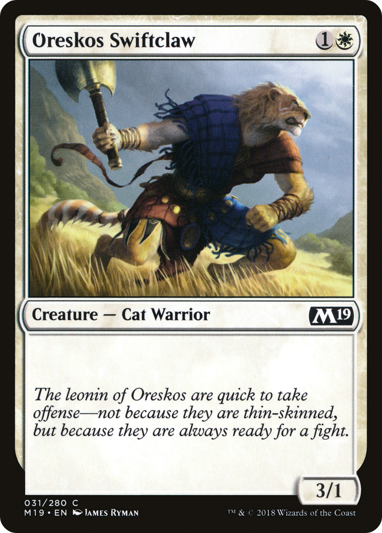Oreskos Swiftclaw (031) - Core Set 2019