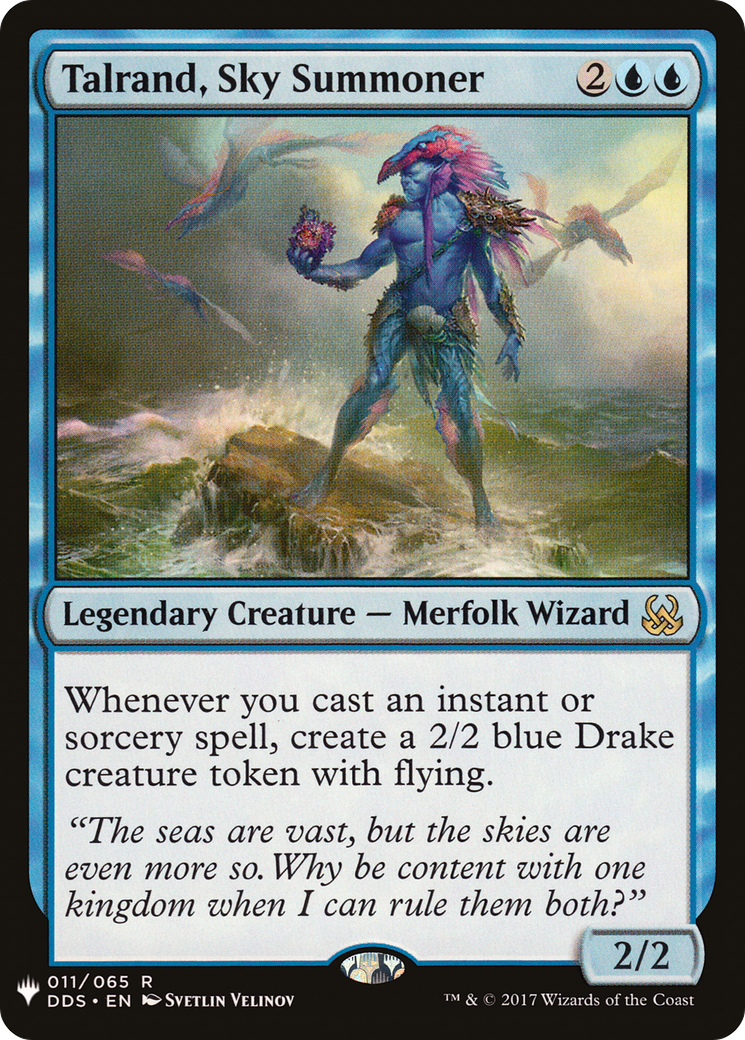 Talrand, Sky Summoner (DDS-11) - The List