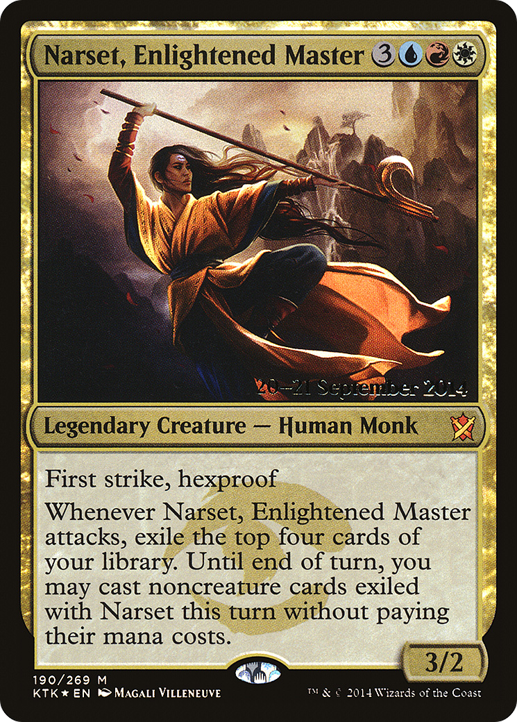 Narset, Enlightened Master (190) Foil - Khans of Tarkir Promos