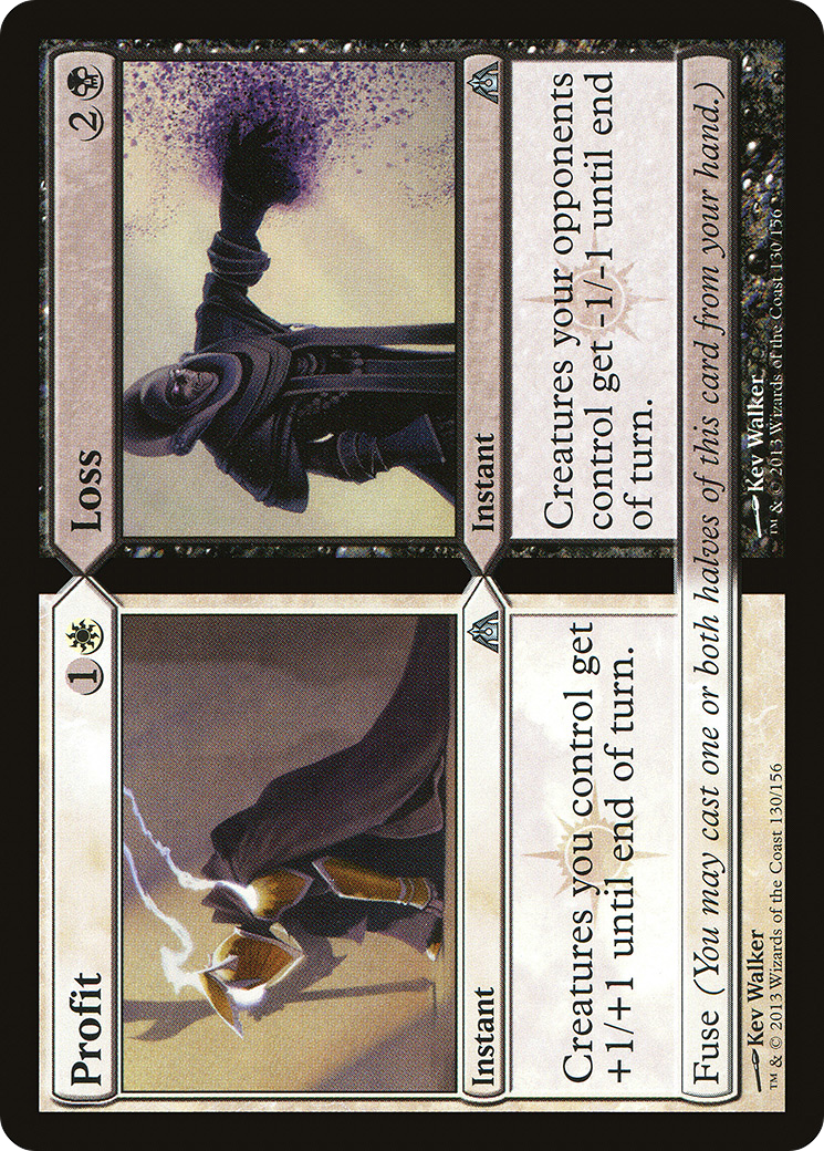 Profit // Loss (130) Foil - Dragon's Maze