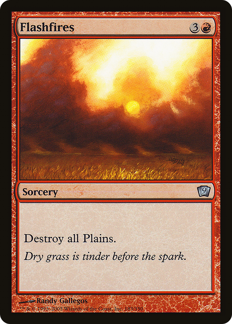 Flashfires (183) Foil - Ninth Edition