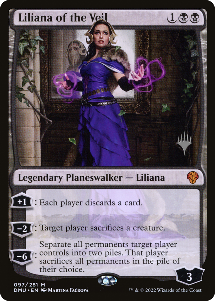 Liliana of the Veil (97p) - Dominaria United Promos