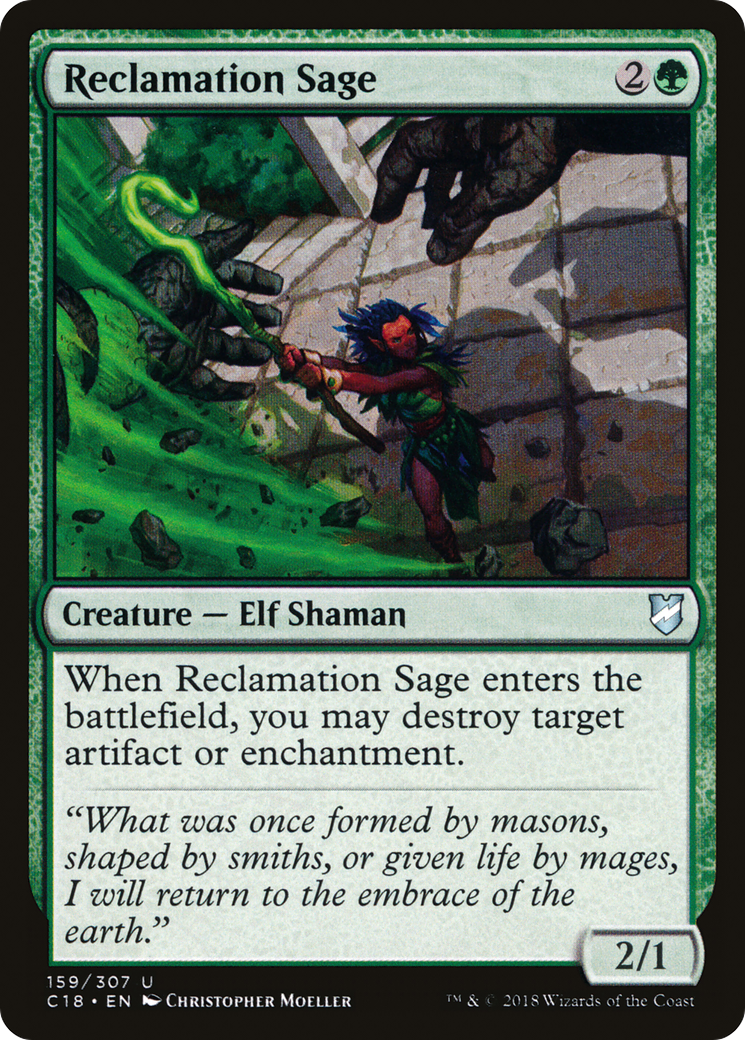 Reclamation Sage (159) - Commander 2018