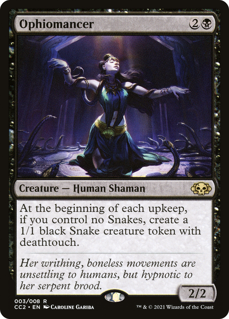 Ophiomancer (003) Foil - Commander Collection: Black