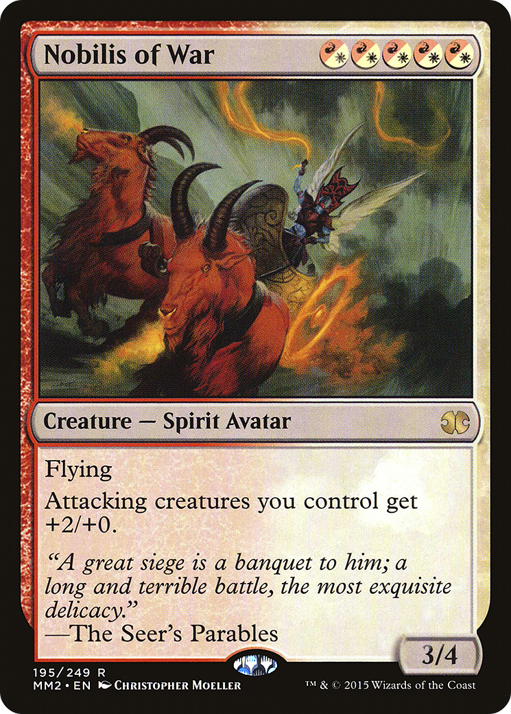 Nobilis of War (195) Foil - Modern Masters 2015