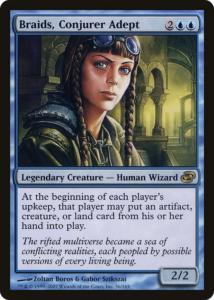 Braids, Conjurer Adept (036) Foil - Planar Chaos