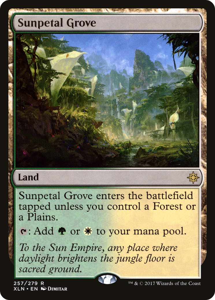 Sunpetal Grove (257) - Ixalan