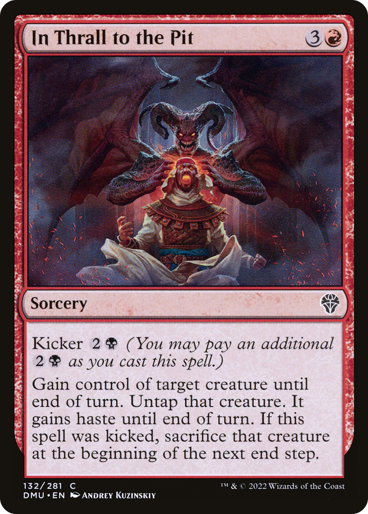 In Thrall to the Pit (132) Foil - Dominaria United