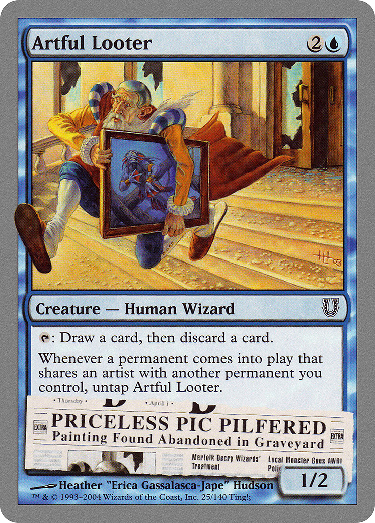 Artful Looter (025) Foil - Unhinged