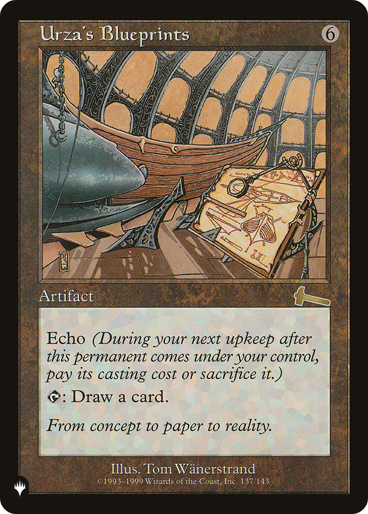 Urza's Blueprints (Retro) (ULG-137) - The List