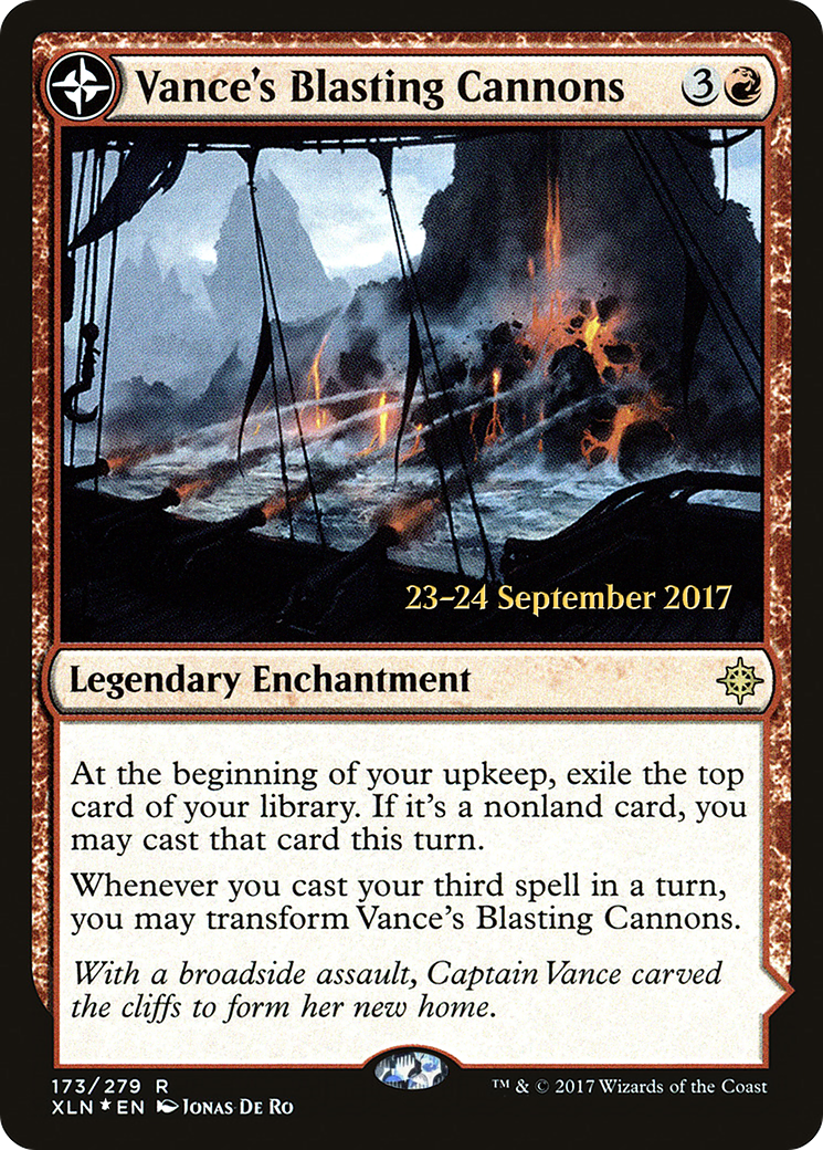 Vance's Blasting Cannons (173) Foil - Ixalan Promos
