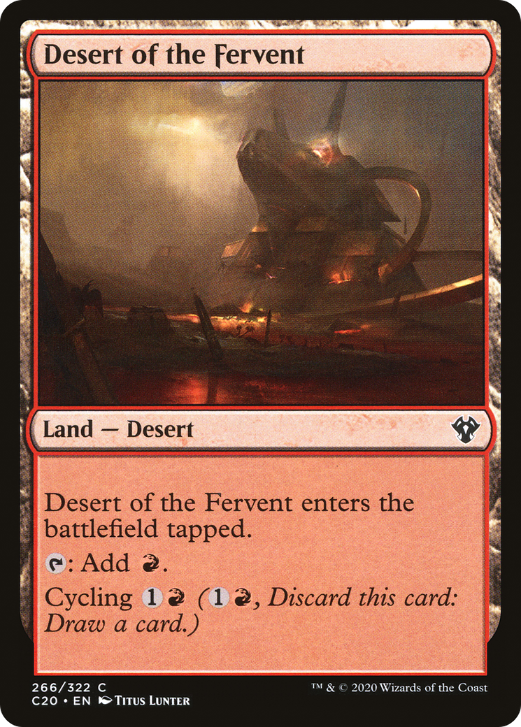 Desert of the Fervent (266) - Commander 2020