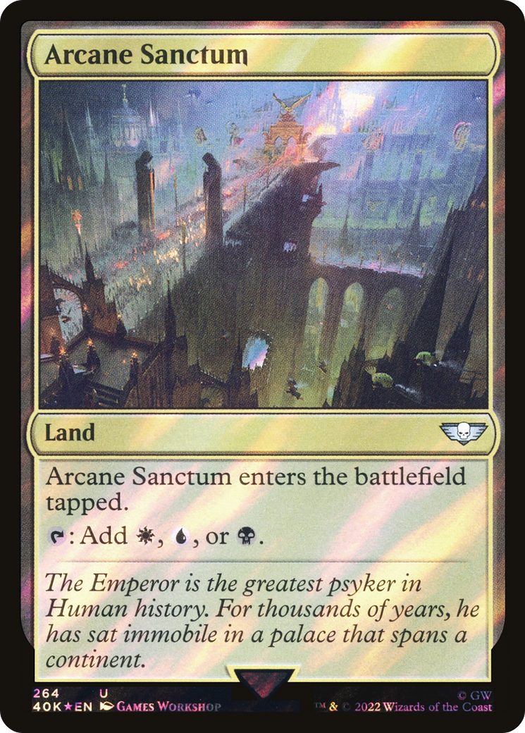 Arcane Sanctum (264) Surge Foil - Warhammer 40,000 Commander