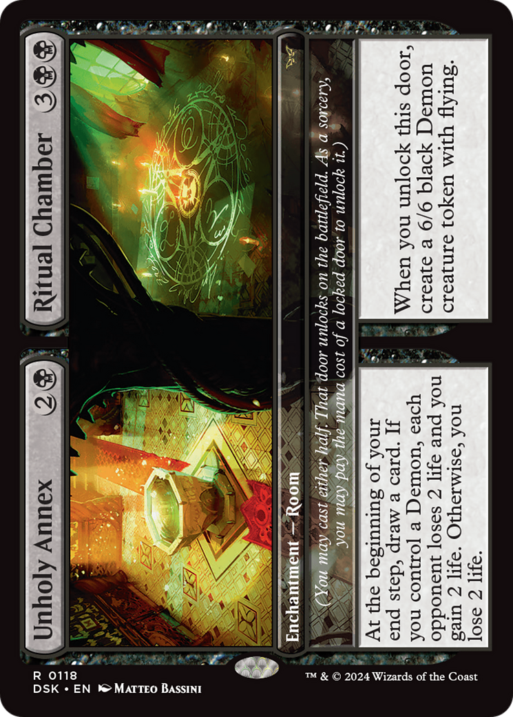 Unholy Annex // Ritual Chamber (118) Foil - Duskmourn: House of Horror