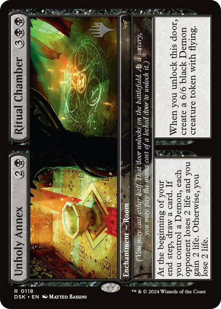 Unholy Annex // Ritual Chamber (118) - Duskmourn: House of Horror Promos