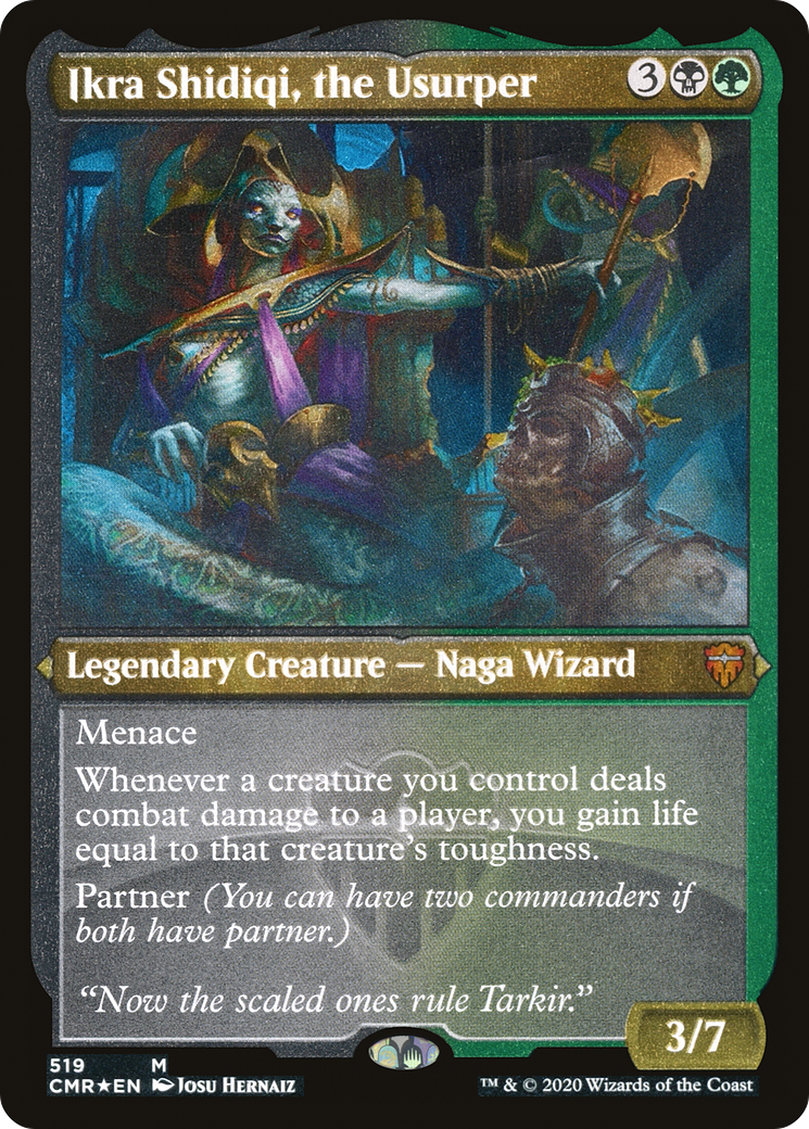 Ikra Shidiqi, the Usurper (519) Foil - Commander Legends