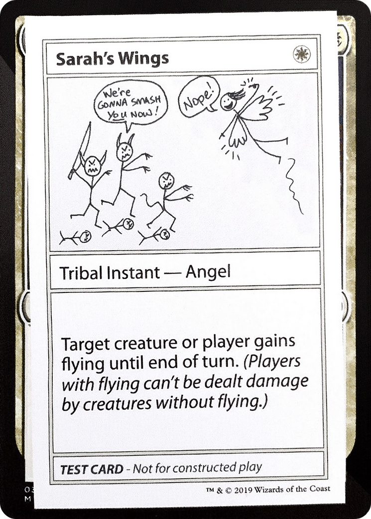Sarah's Wings (No PW Symbol) - Mystery Booster Playtest Cards 2021