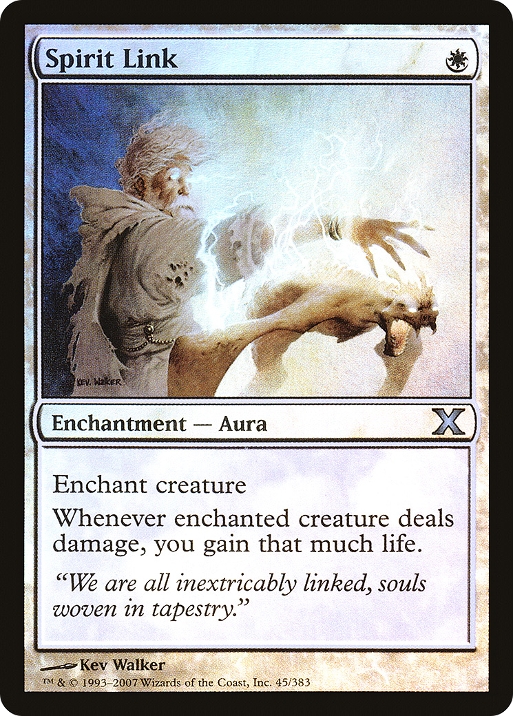 Spirit Link (45) Foil - Tenth Edition