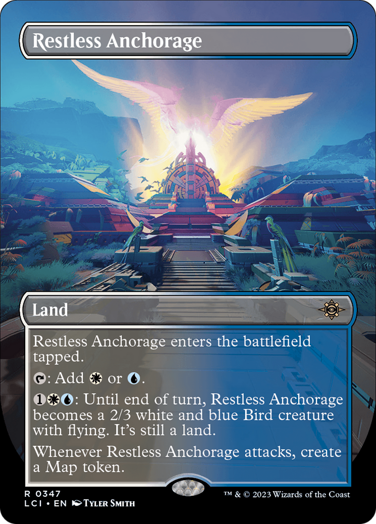 Restless Anchorage (Borderless) (347) Foil - The Lost Caverns of Ixalan
