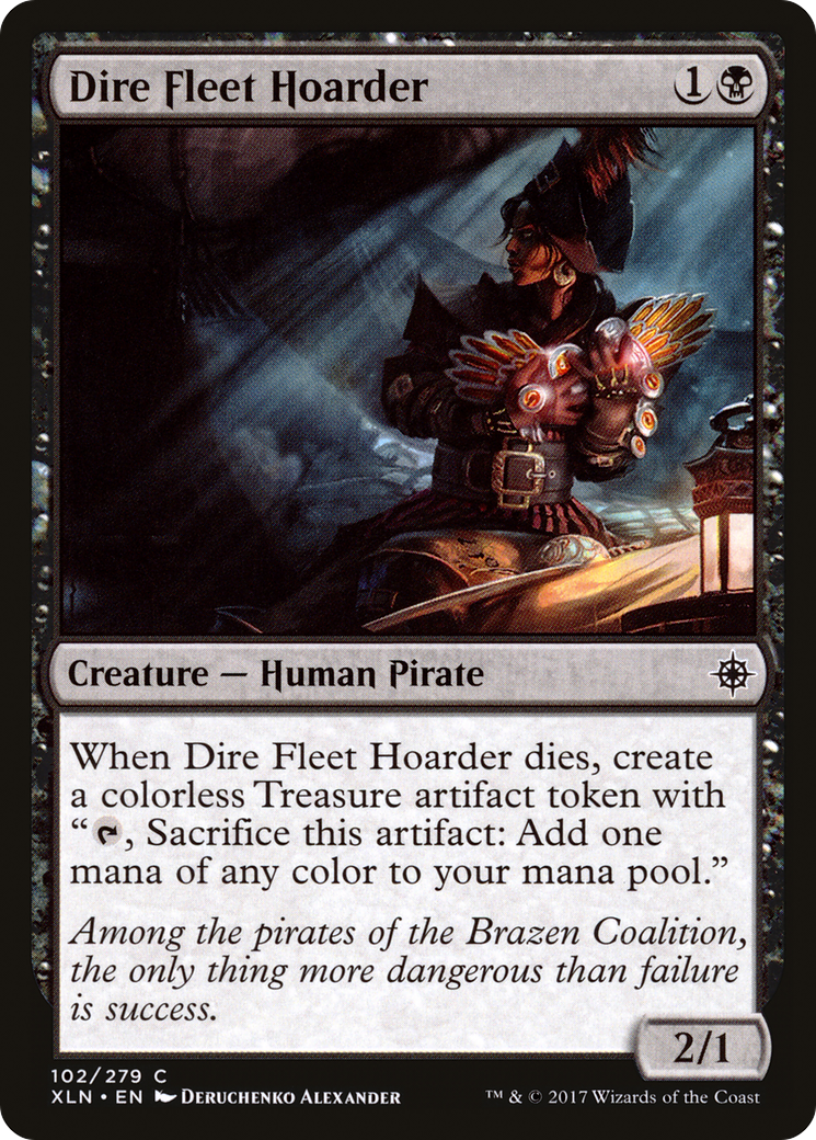 Dire Fleet Hoarder (102) Foil - Ixalan