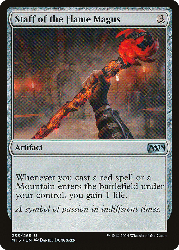 Staff of the Flame Magus (233) - Magic 2015