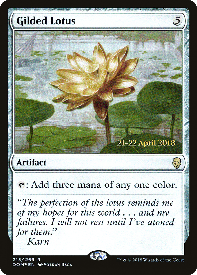 Gilded Lotus (215s) Foil - Dominaria Promos